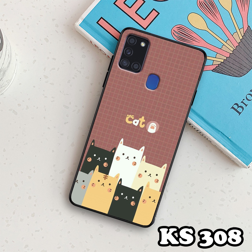 Ốp lưng Samsung A21s - Samsung A21 - Ốp in hình LoveCat - Chất liệu TPU siêu bền