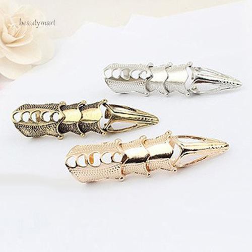 Nhẫn Đeo Tay Kim Loại Hình Móng Vuốt Cá Tính Cho Nam Nữ