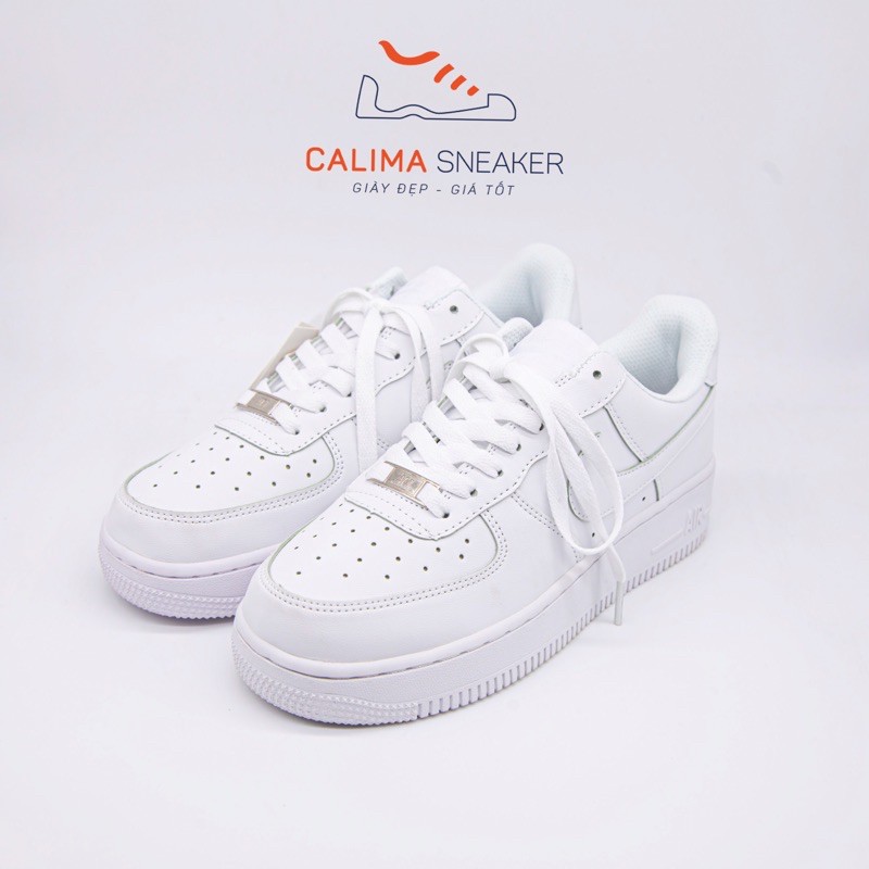 Giày sneaker nam, giày sneaker nữ  trắng AF1 cổ thấp trắng 36-43 Full Box | BigBuy360 - bigbuy360.vn