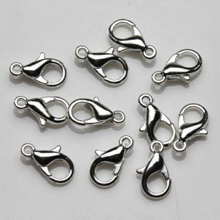 [Giá rẻ] 50 cái móc khóa càng cua nhỏ 8mm + kèm khoen tròn làm handmade