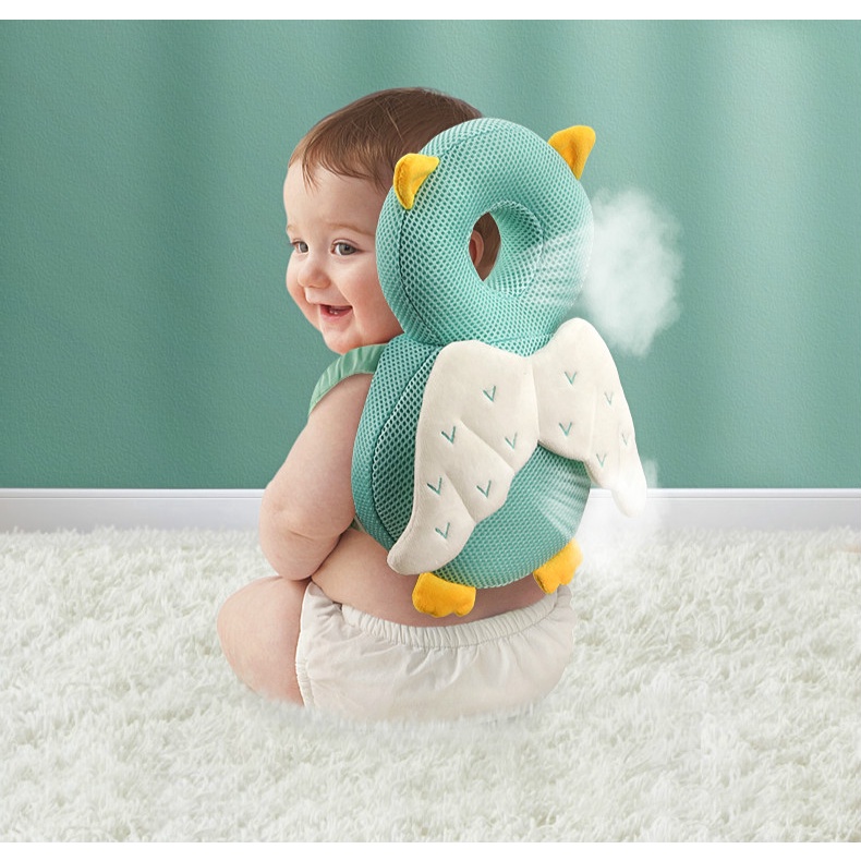 Đệm đeo bảo vệ đầu/ lưng chất liệu PP cotton mềm co giãn cao cho bé