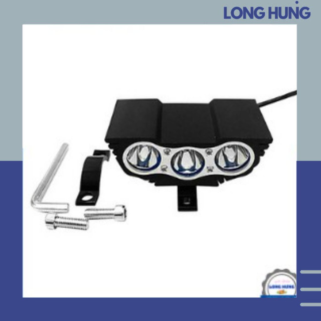 Đèn Led xe máy, đèn trợ sáng mắt cú X3, ánh sáng ưu việt, phù hợp đi đêm