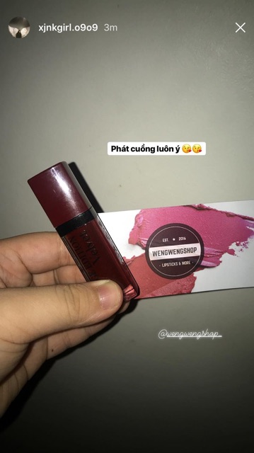 [AUTH] (Đủ Bill) Son Bourjois Rouge Velvet màu 33 Brun'croyable