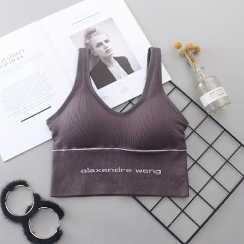 Áo bra tập gym 2 dây nâng ngực không gọng sexy bigsize có mút ngực KEENA AL 13 | BigBuy360 - bigbuy360.vn