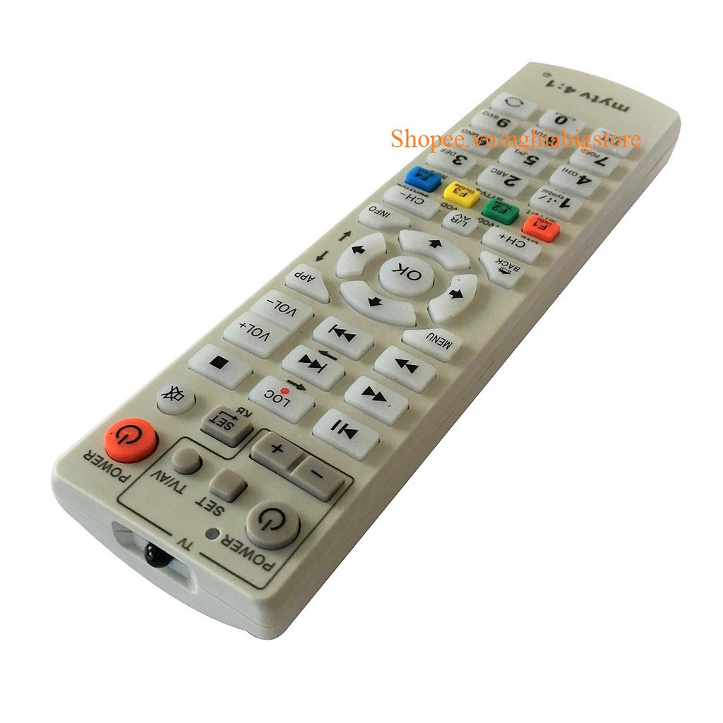 Remote Điều Khiển TV MYTV Hộp Set Top Box VNPT (Kèm Pin AAA Maxell)