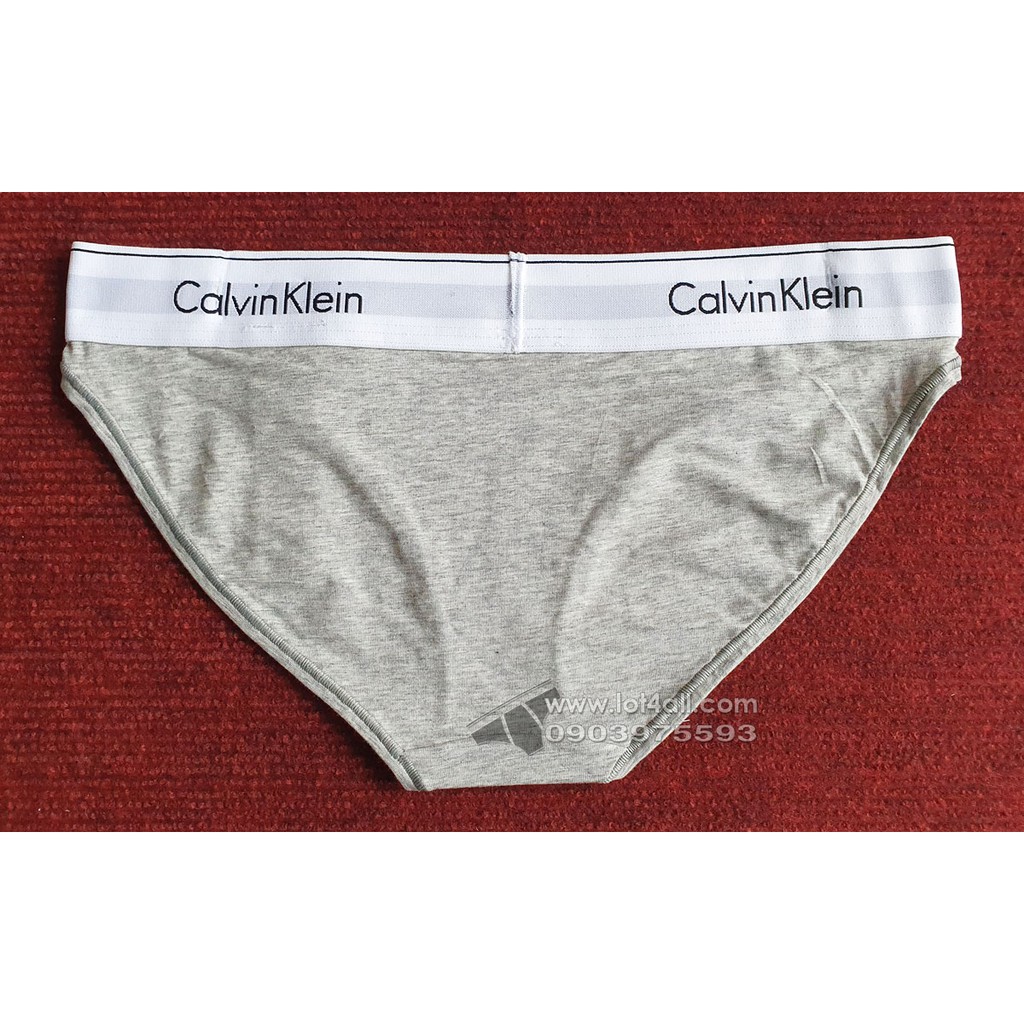 [AUT.] Quần lót nữ Calvin Klein F3787 Modern Cotton Modal Bikini Grey Heather