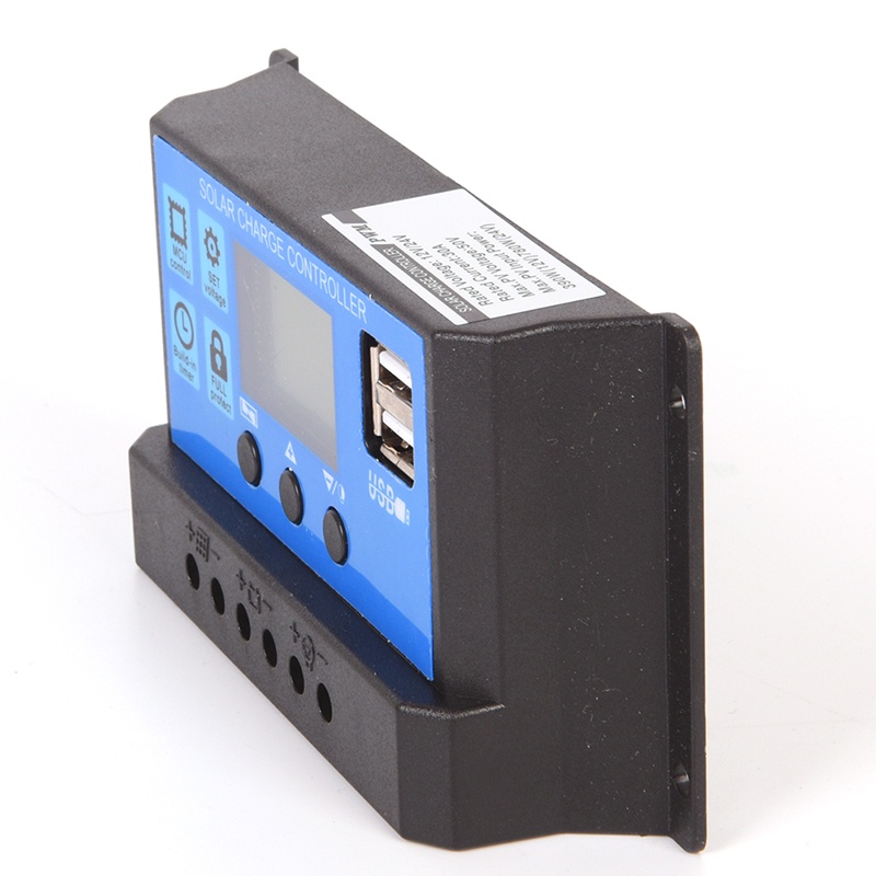 [EP&VN]12V/24V Solar Panel Battery Regulator Charge Controller 30A PWM LCD