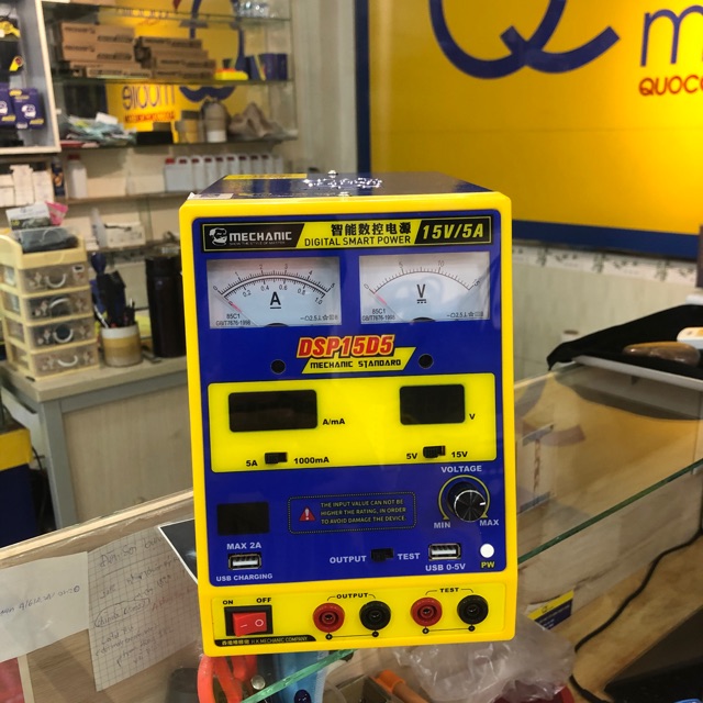 Máy cấp nguồn 5A-15V Mechanic/ DSP15D5