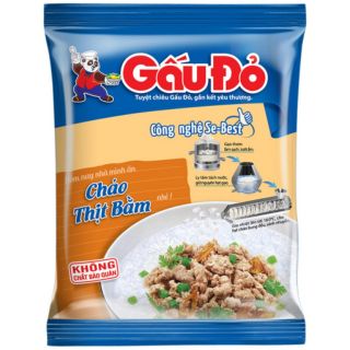 Thùng 30 gói cháo gấu đỏ thịt bằm