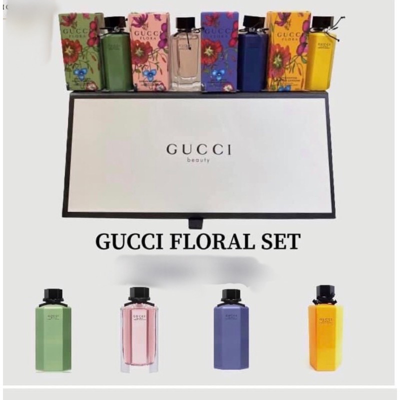 Set Bộ nước hoa Gucci Flora mini 4 chai | BigBuy360 - bigbuy360.vn