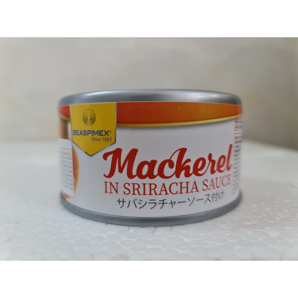 [185g – MÀU ĐỎ] CÁ SABA XỐT SRIRACHA [VN] SEASPIMEX Mackerel in Sriracha Sauce (btn-hk)