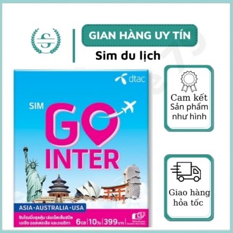 Sim du lịch 28 nước châu á - úc - mỹ 10 ngày không giới hạn internet không chặn fb gg hỗ trợ nghe gọi