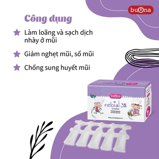 Dung dịch nhỏ mũi nebial 3% flaconcini, loãng dịch mũi, giảm sổ mũi - ảnh sản phẩm 3