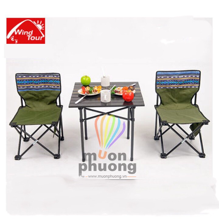 Ghế xếp dã ngoại cắm trại Windtour vật dụng không thể thiếu cho những chuyến đi thú vị - MUÔN PHƯƠNG SHOP