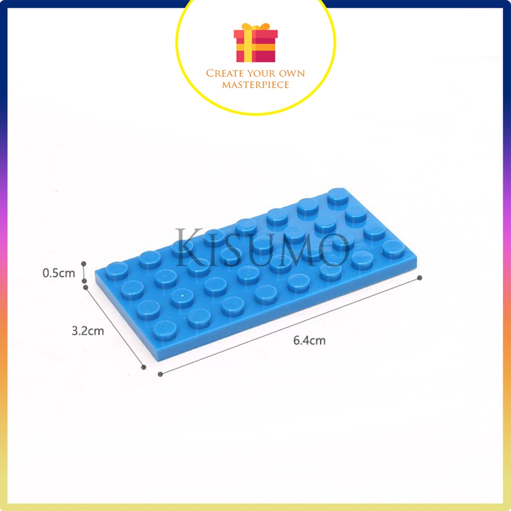 Phụ kiện moc 1 gạch 4x8 dẹt như hình