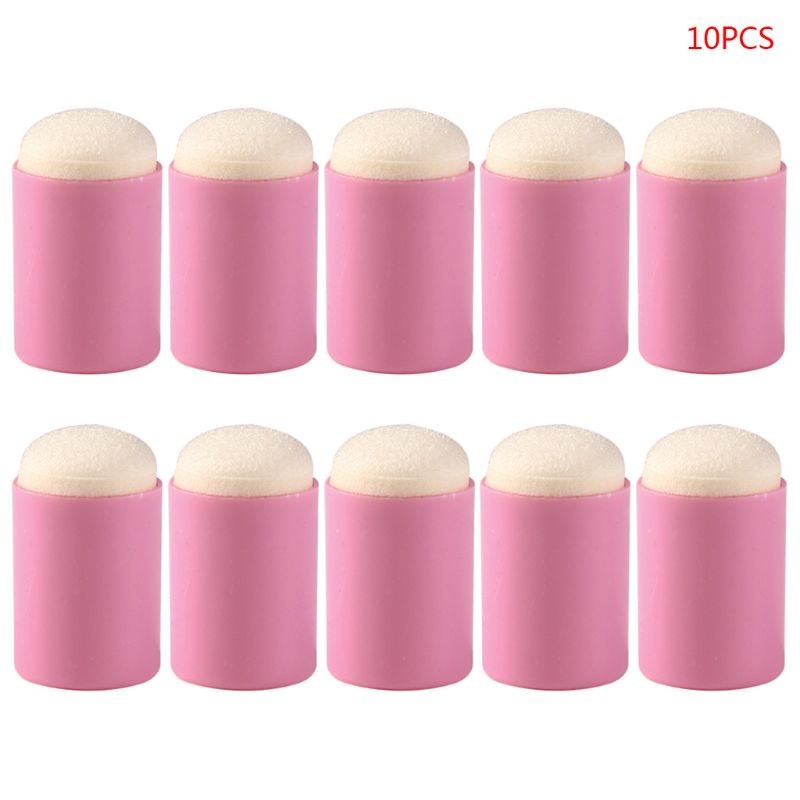 Set 10 Đệm Ngón Tay Bằng Xốp Hỗ Trợ Sơn Vẽ DIY