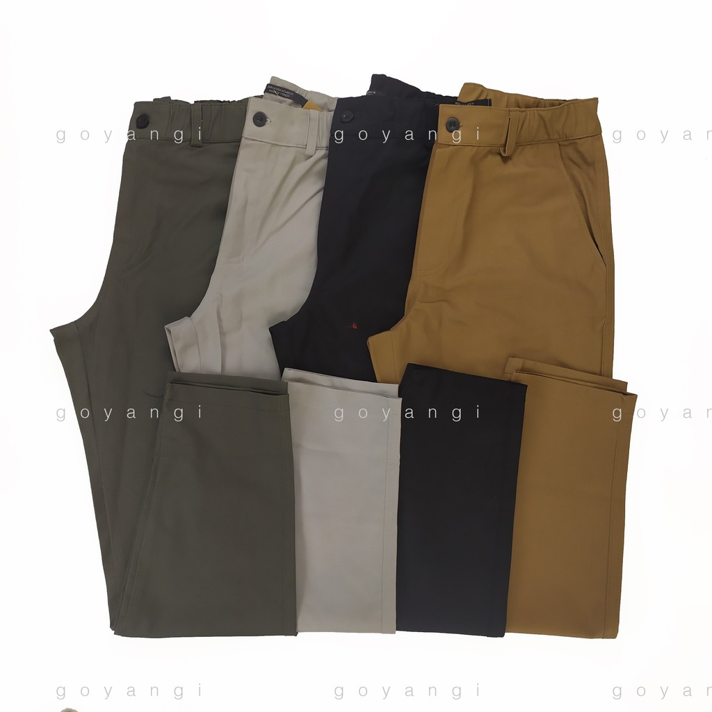 Quần baggy kaki unisex form đẹp