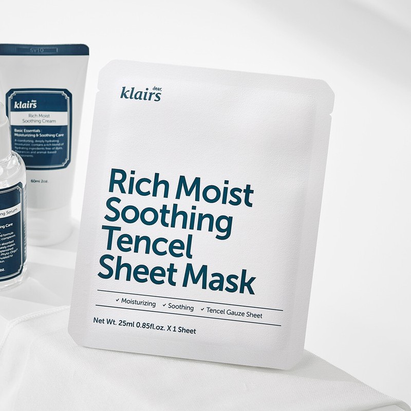 Mặt Nạ Giấy Dear, Klairs Sheet Mask