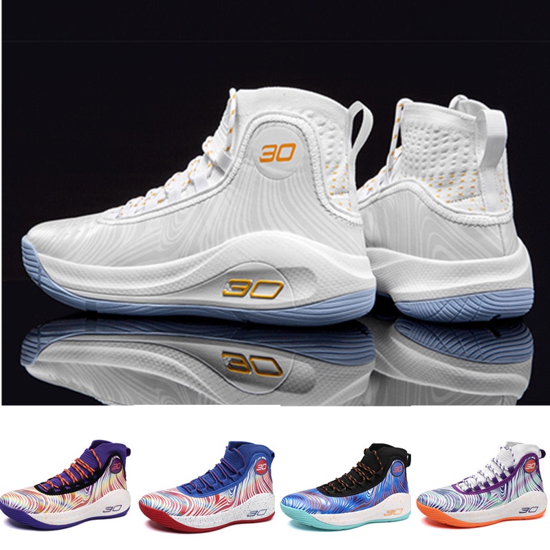 Giày Bóng Rổ Size 32-45 Curry 30 James 15 Chống Trượt 7 Màu Thời Trang Cao Cấp Cho Nam Nữ