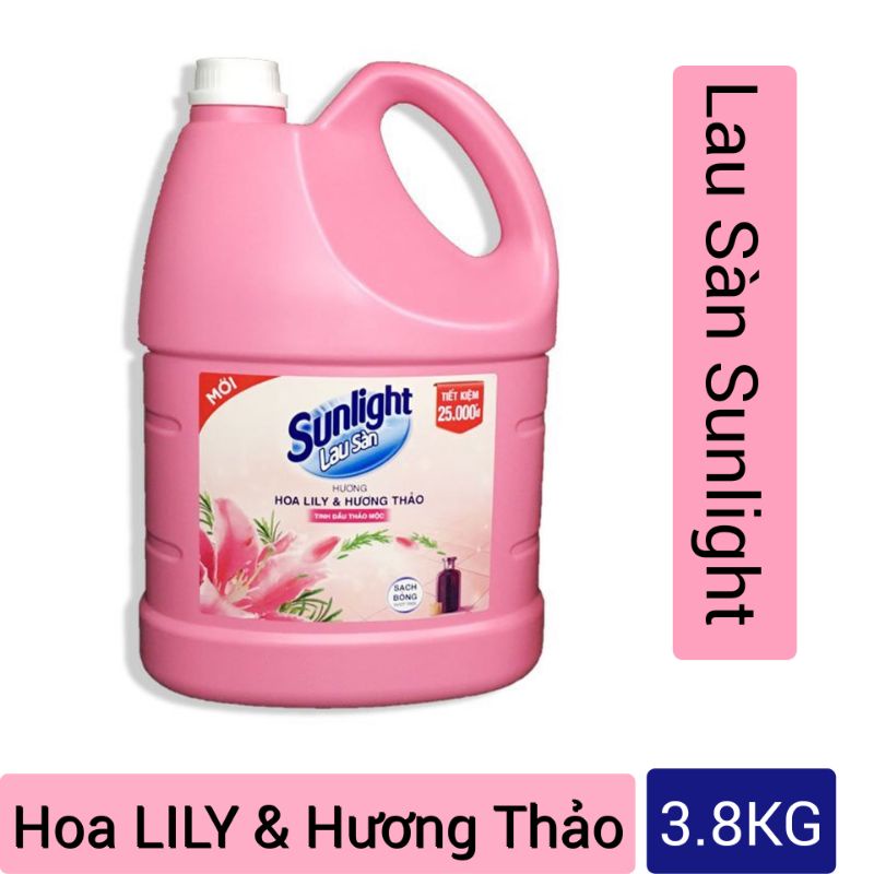 NƯỚC LAU SÀN SUNLIGHT 3.6KG/3.8KG (ĐỦ MÀU)