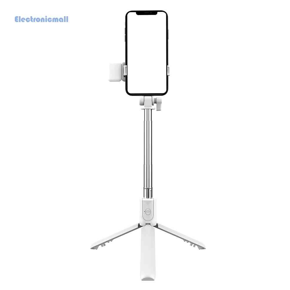 Gậy Chụp Ảnh Tự Sướng Bluetooth Có Đèn Led Và Điều Khiển Từ Xa Mall01.vn