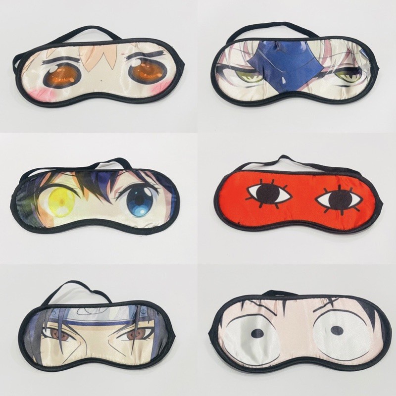 bịt mắt ngủ anime có nhiều mẫu chọn