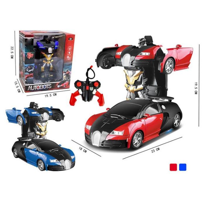 Xe Điều khiển từ xa autobots RC robot bugatti veyron biến đổi hình dạng RC drift RC onroad