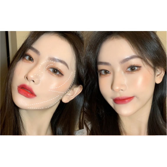 Phấn Tạo Khối 3 Màu KissBeauty