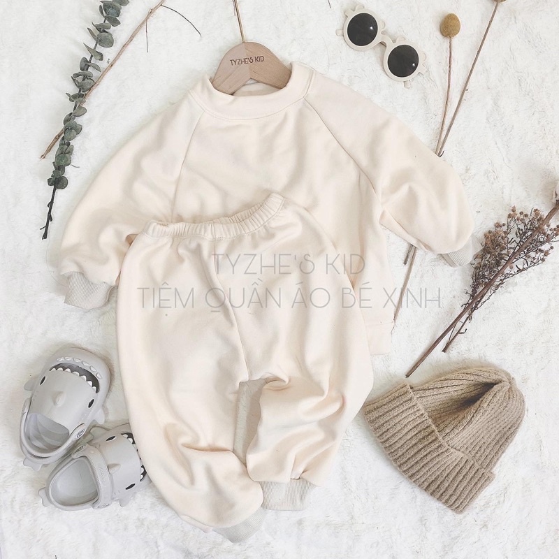 Set bộ nỉ lông siêu ấm cho bé