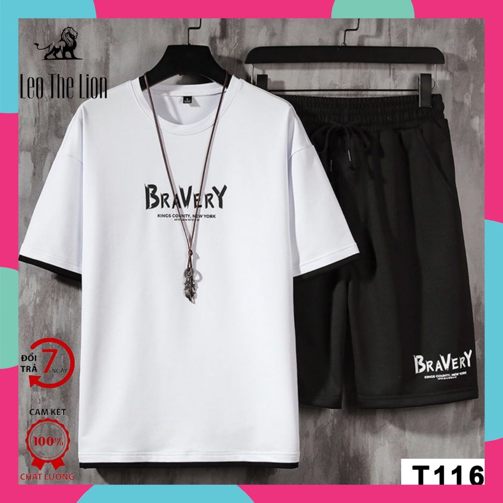 Áo thun nam cổ tròn ngắn tay BRAVERY | BigBuy360 - bigbuy360.vn