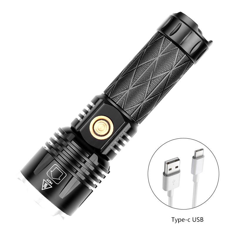 Đèn Pin 100000lm Xhp90 Led Pin 18650 Chống Thấm Nước