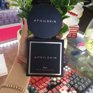 Phấn nước Aprill Skin Black snow cushion siêu che khuyết điểm