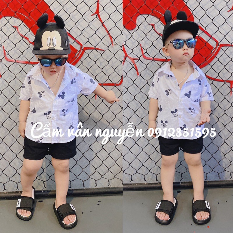 Mũ HM xuất dư cho bé hình Mickey