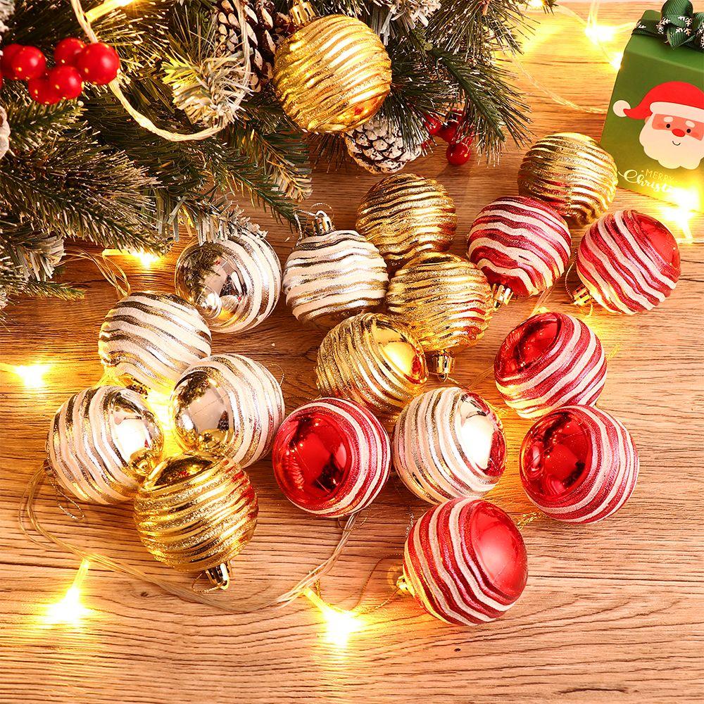 Bộ 6 Quả Châu Trang Trí Giáng Sinh