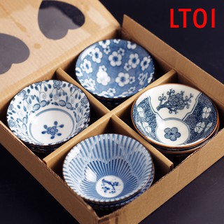 SET 08 Chén chấm / Chén trà Gốm Sứ Phong Cách Nhật Bản
