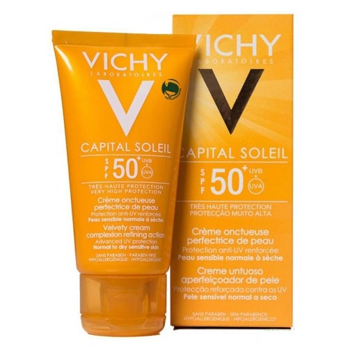 Kem chống nắng VICHY 50+,chống nắng tối ưu,Kiềm dầu,không bết rít da