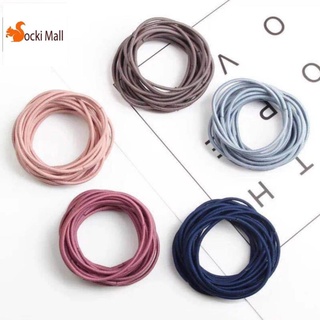 (Combo 5 sợi) thun cột tóc, chun cột tóc trơn cho nữ - Socnaukids (Chọn hoạ tiết ngẫu nhiên)
