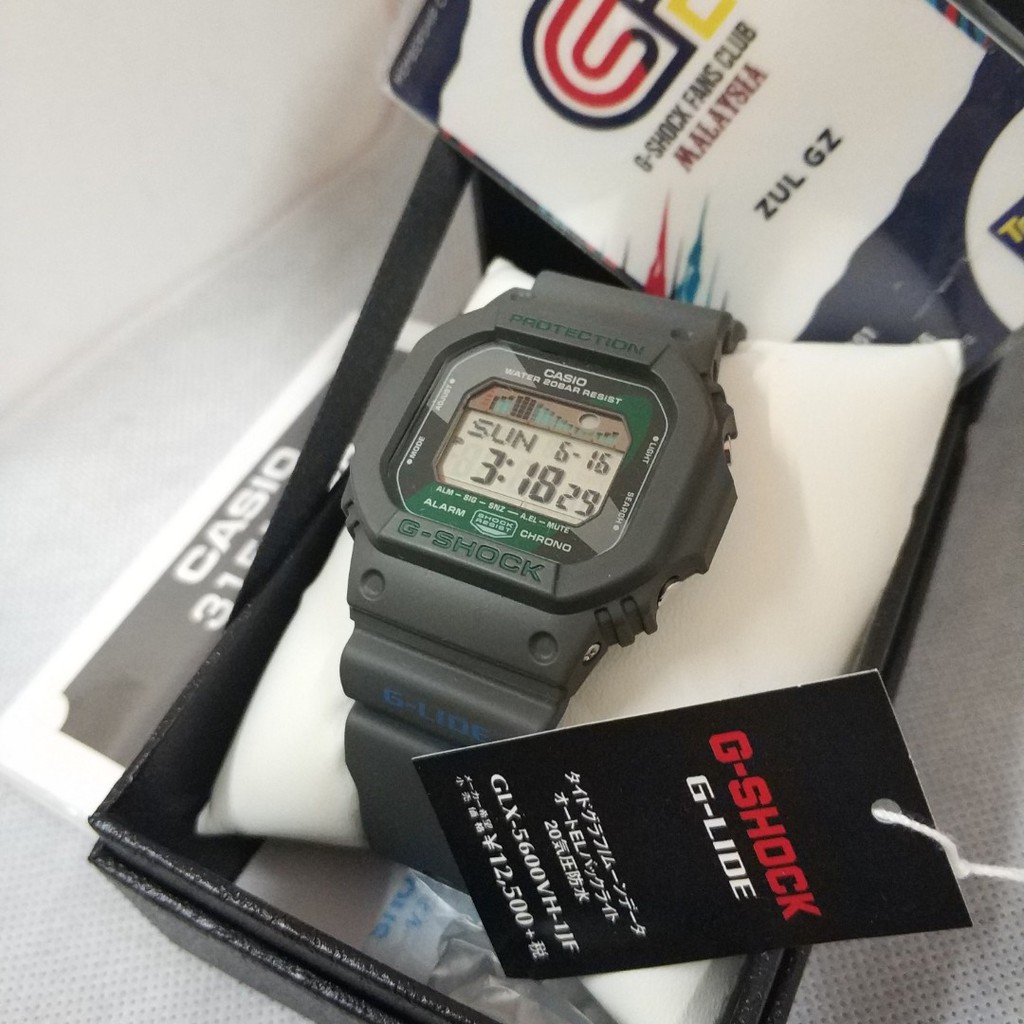 Đồng hồ đôi Casio G Shock GLX-5600VH-1DR và baby G BLX-560VH-1DR - Chống nước độ sâu