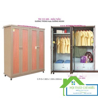 Tủ sắt quần áo lắp ráp trung hưng - TSLR21