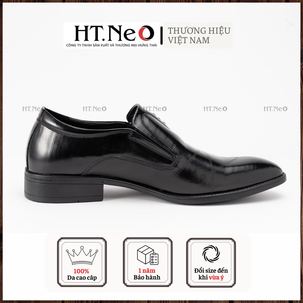 Giày tây nam da bò - Giày nam HT.NEO Da bò nguyên miếng Đế đúc cao su, THIẾT KẾ TRẺ TRUNG, SÀNH ĐIỆU SIÊU HOT GT151