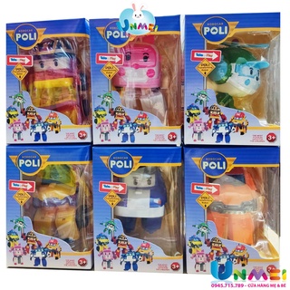 Đồ chơi trớn robocar poli biến hình - hộp 1 nhân vật - size bự - đồ chơi xe biến hình robot cho bé