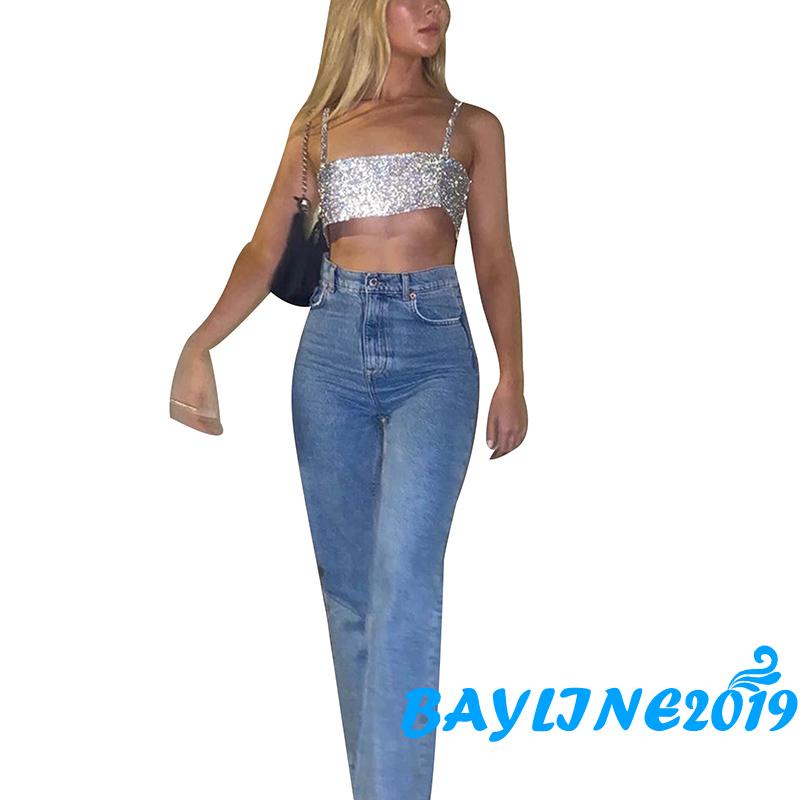 Áo Hai Dây Hở Lưng Màu Sắc Long Lanh Quyến Rũ Cho Nữ