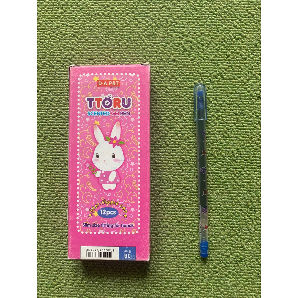 HỘP 12 BÚT GEL NHO TTORU