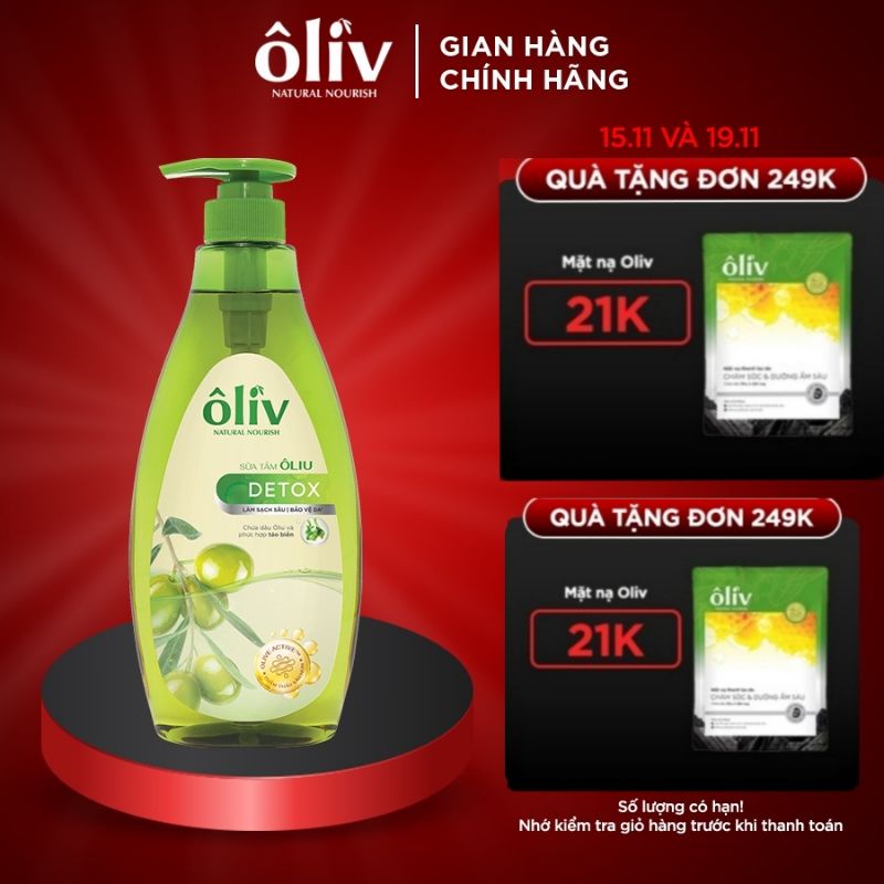 Sữa tắm Oliv (Oliu) 650ml