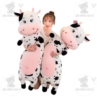 GỐI ÔM BÒ SỮA CAO CẤP ẢNH THẬT LOẠI LỚN MINISO SIÊU MỊN