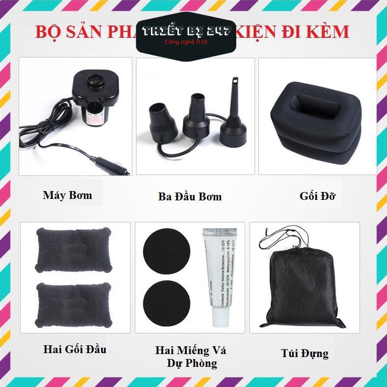 quà Đệm Hơi Cao Cấp Trên Ô Tô Độc Đáo | Tặng Kèm Bơm Điện 2 Gối Và Lưới Ngăn, Đề Điện Thoại Ipad | BigBuy360 - bigbuy360.vn