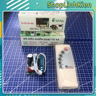 Mạch điều khiển quạt từ xa kèm tay điều khiển QT311/ Bộ điều khiển quạt từ xa công suất 100W