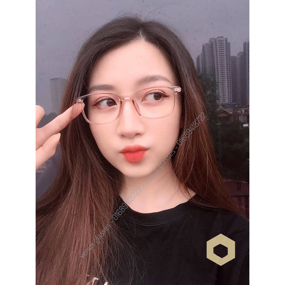 Gọng kính nữ Glasses Garden chữ nhật nhựa dẻo 213 - Có lắp mắt cận theo yêu cầu | BigBuy360 - bigbuy360.vn
