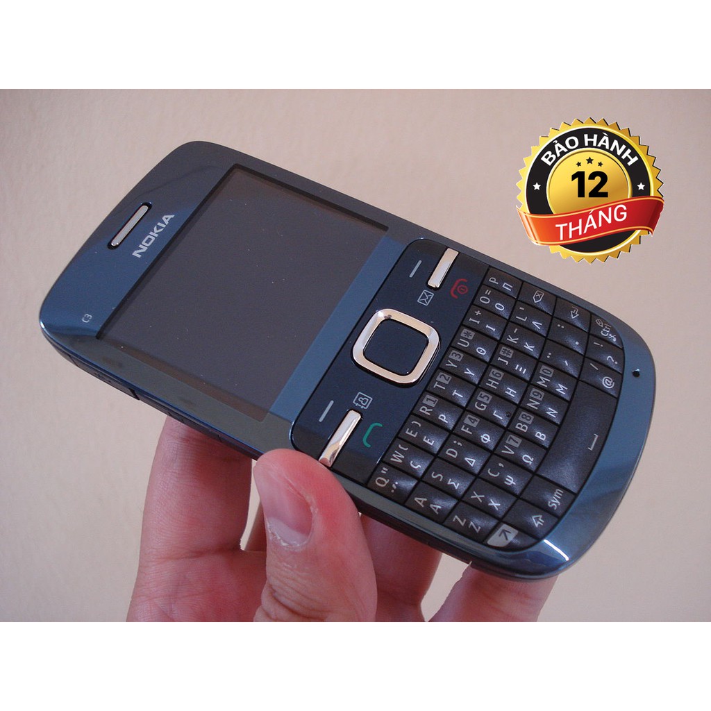 Điện thoại độc cổ NOKIA C3 00 chính hãng kèm pin sạc và sim 3G-Bảo hành 1 năm