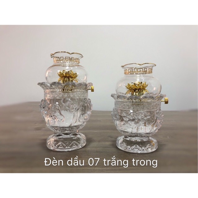 Đèn lưu ly trắng trong